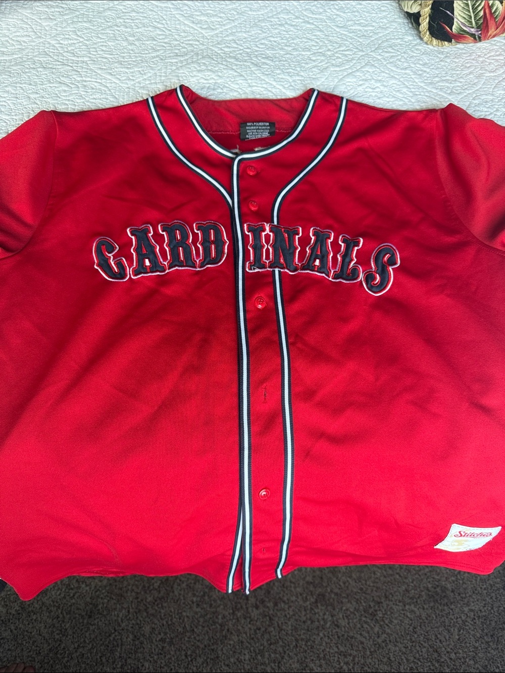 Men’s Baseball Jersey- Cardinals